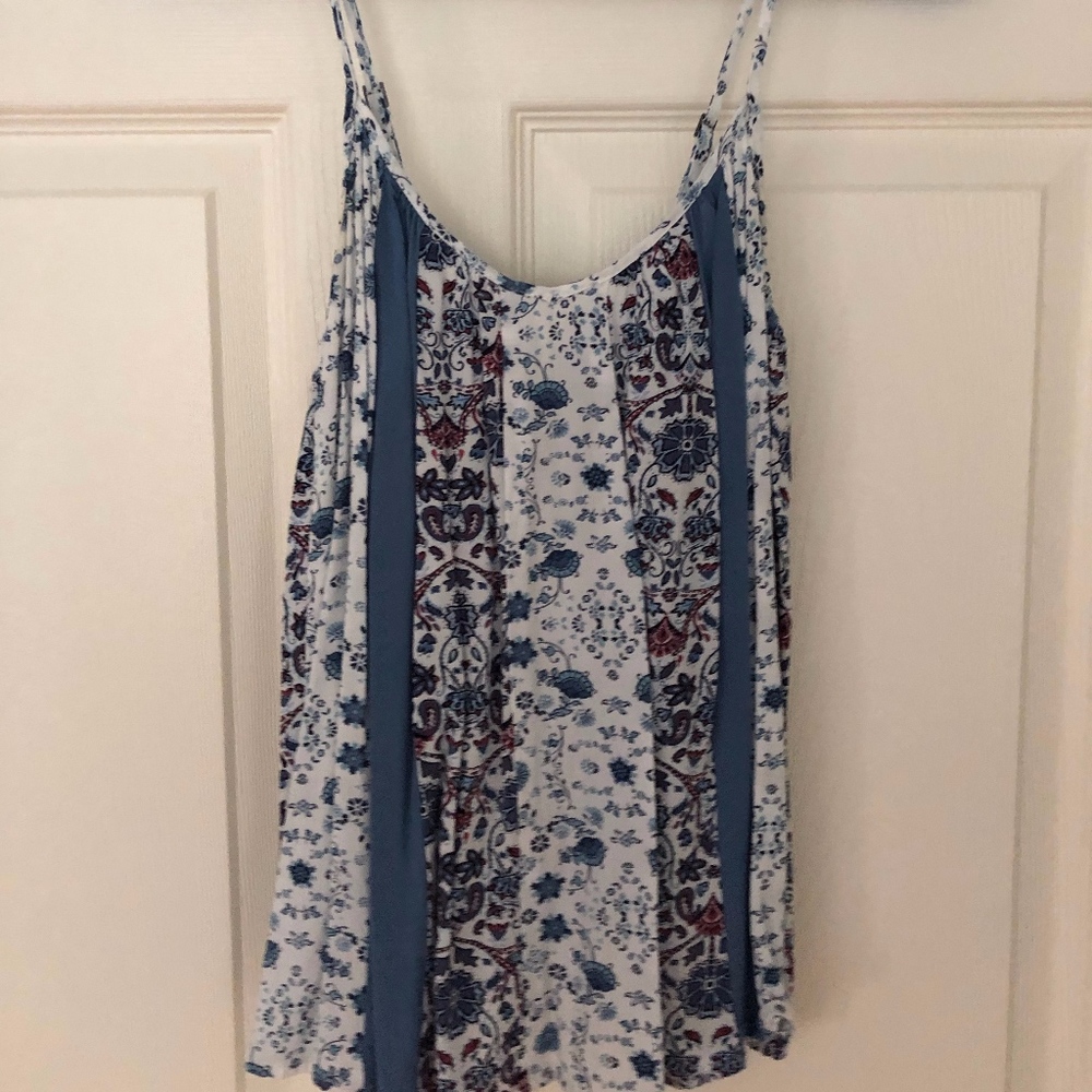 Floral patterned tank